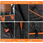 Dog Car Seat Cover Malta with Hard Bottom