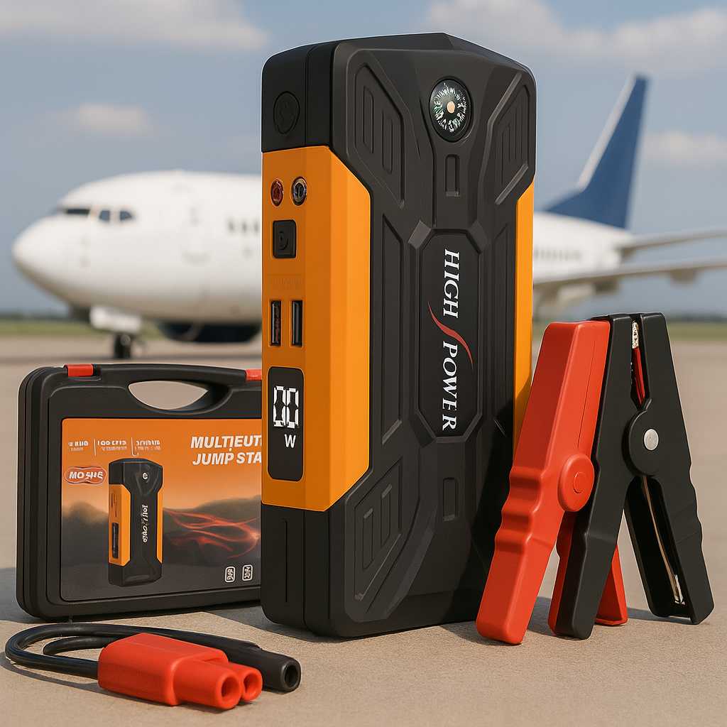 can i take a portable jump starter on a plane