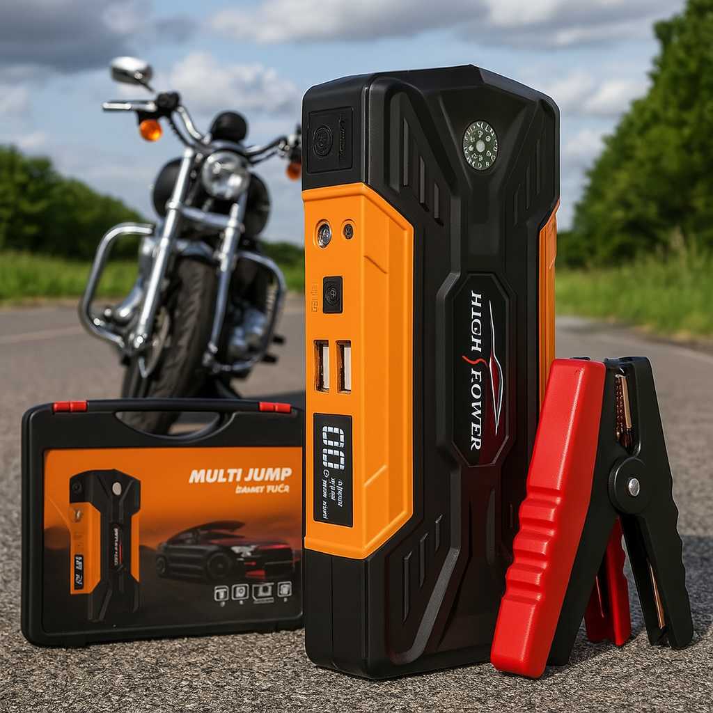 can you leave portable jump starter in car