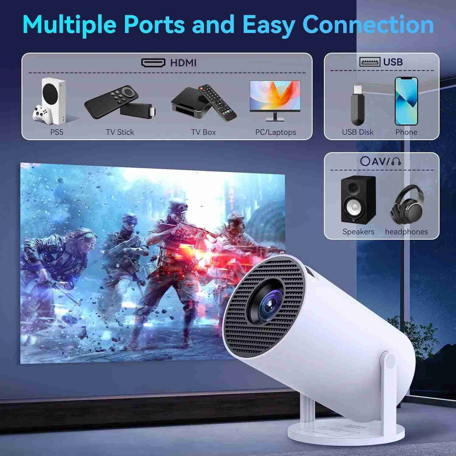 how much is a portable projector malta