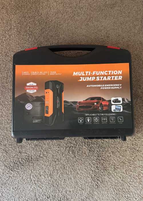 how to charge a portable jump starter