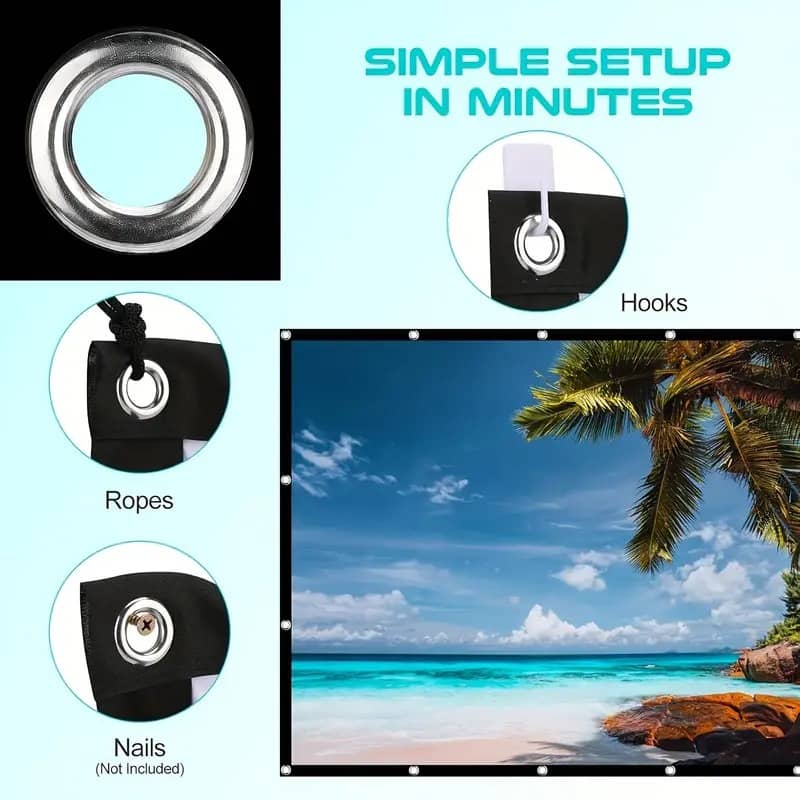 retractable projector screen malta