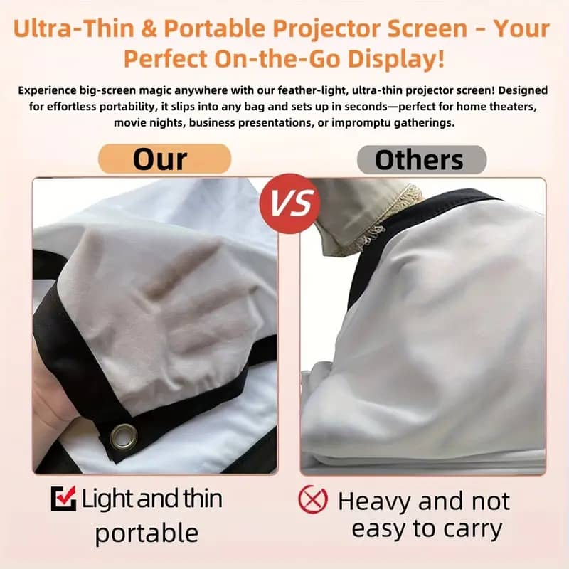 retractable projector screen malta