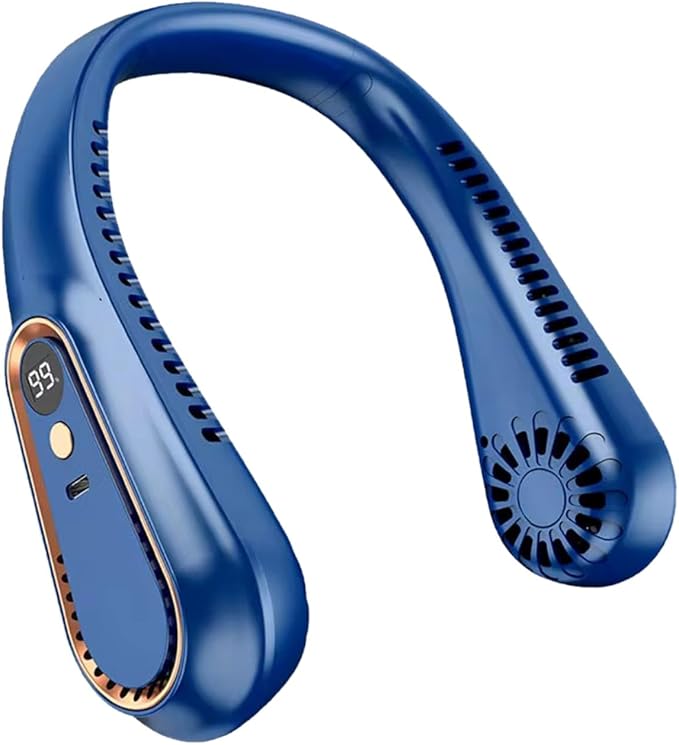 how to use a portable neck fan
