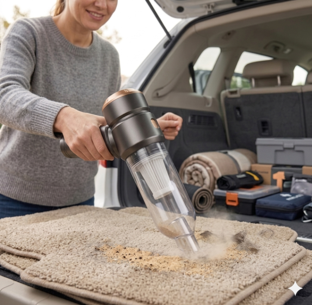 reduce dust with portable vacuum cleaner malta