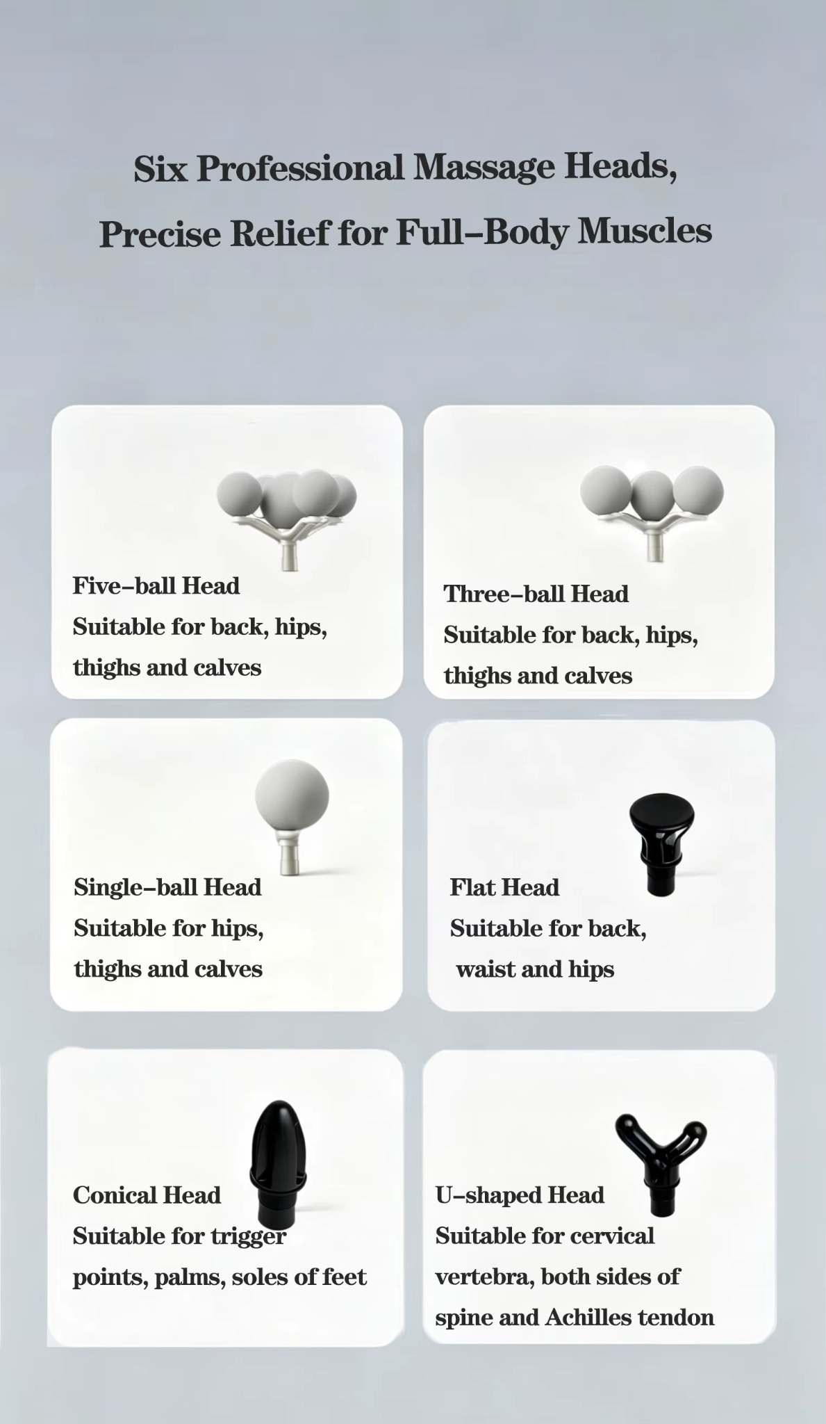 Multi Head Massage Gun Malta