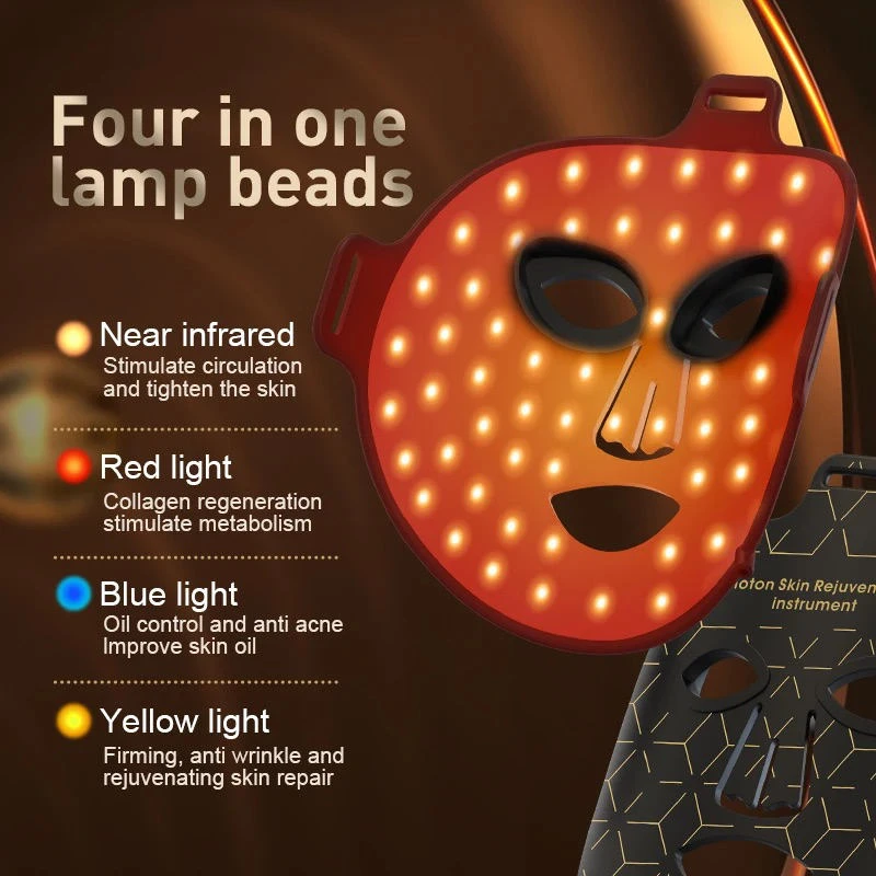 led face mask malta: Silicone LED face mask light modes: near infrared for circulation, red for collagen, blue for acne, yell led face mask malta: Silicone LED face mask light modes: near infrared for circulation, red for collagen, blue for acne, yell