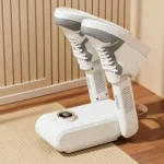 Electric UV shoe dryer with its drying inserts and cable