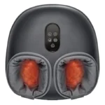 shiatsu foot massager malta: Shiatsu foot massager in Malta from above, touch control panel and two lined foot openings with