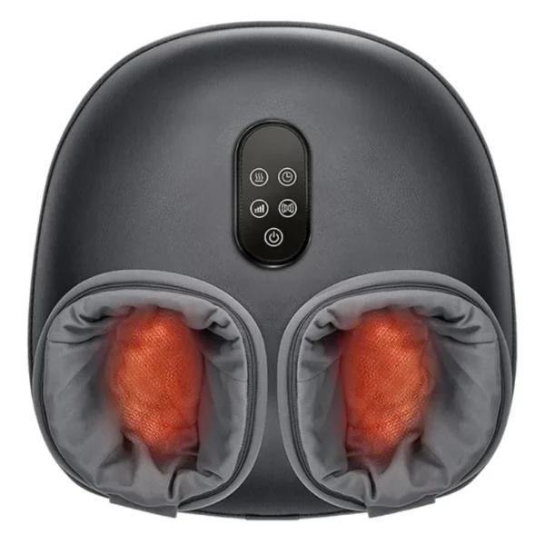 shiatsu foot massager malta: Shiatsu foot massager in Malta from above, touch control panel and two lined foot openings with